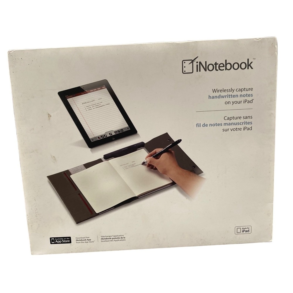 iNotebook Wireless Digital Note Taker Portfolio for iPad Grey‎ Black AM020101US